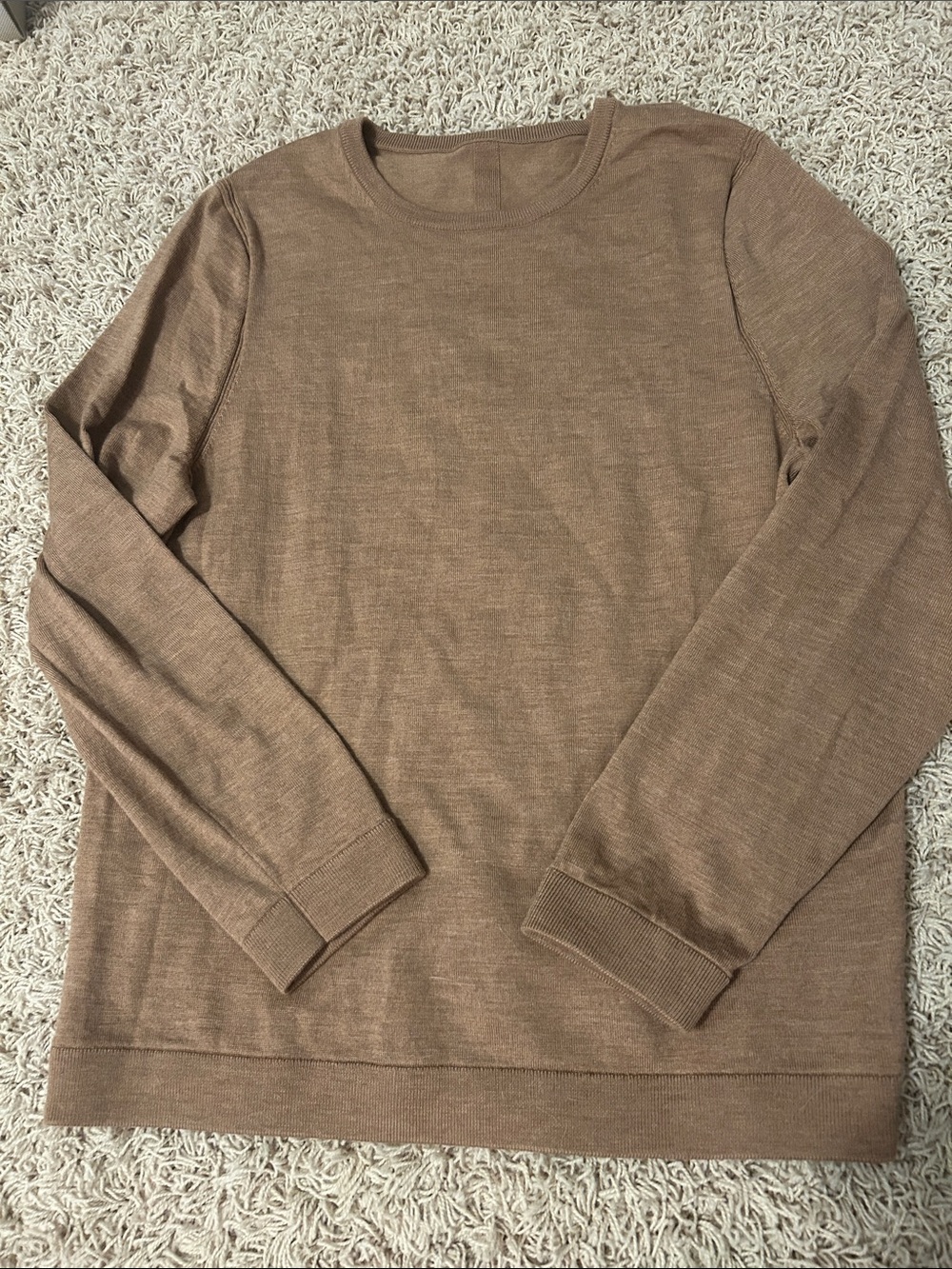 lululemon athletica Men’s Crewneck Sweater — Taupe
